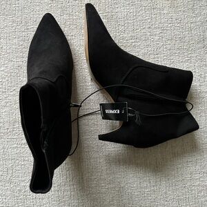 NWT Express Black Ankle Boots